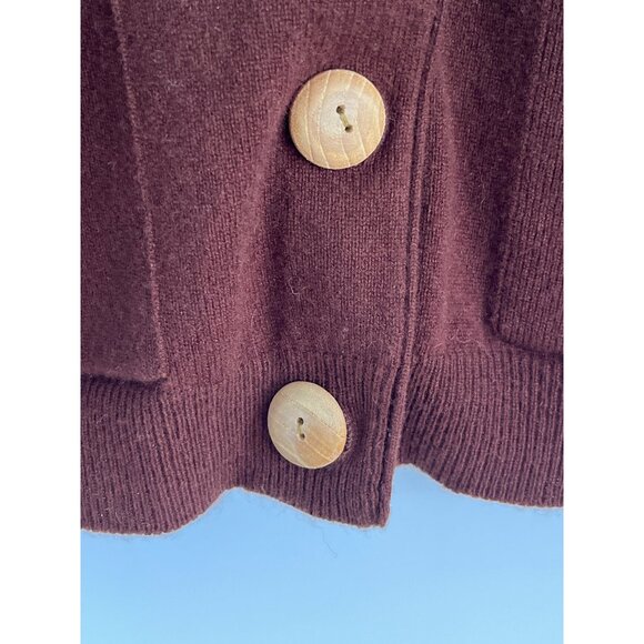 Charter Club Brown 100% Cashmere Long Sleeve Cardigan Button Front Small Men's - Picture 4 of 9